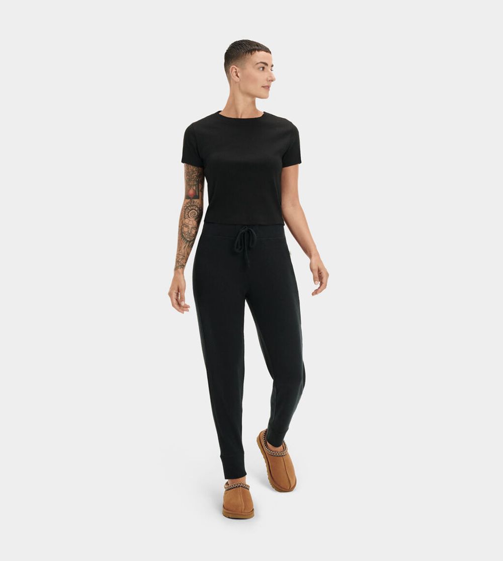 Ugg Casia - Womens Pants - Black - NZ (7254JZPBA)